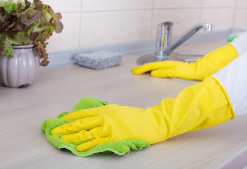 Professional end of tenancy cleaning in Kennington for a flat kitchen