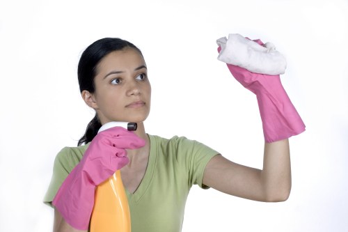 Professional regular cleaning in a Kennington apartment building